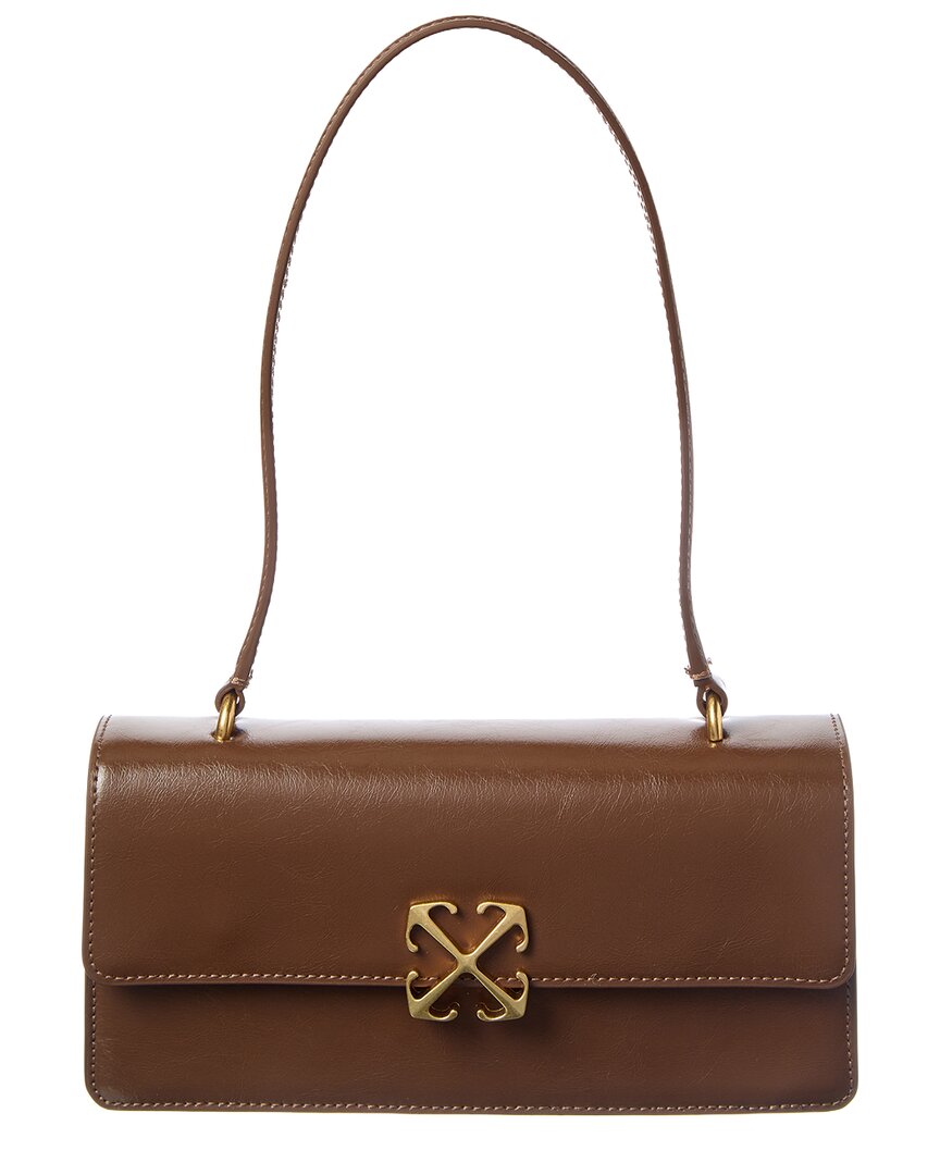 Off-White Jitney Leather Shoulder Bag
