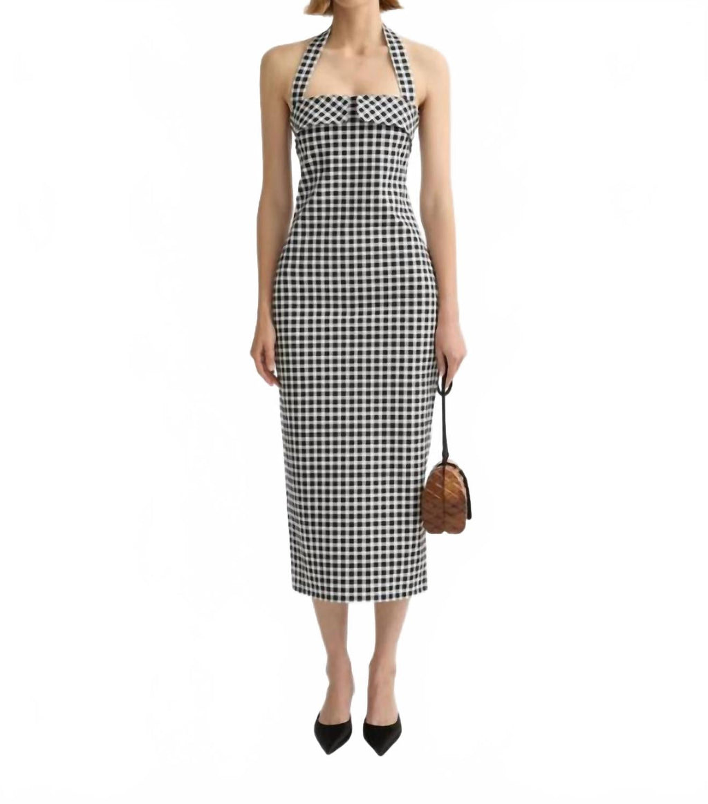Chiara Dress In Black/ White