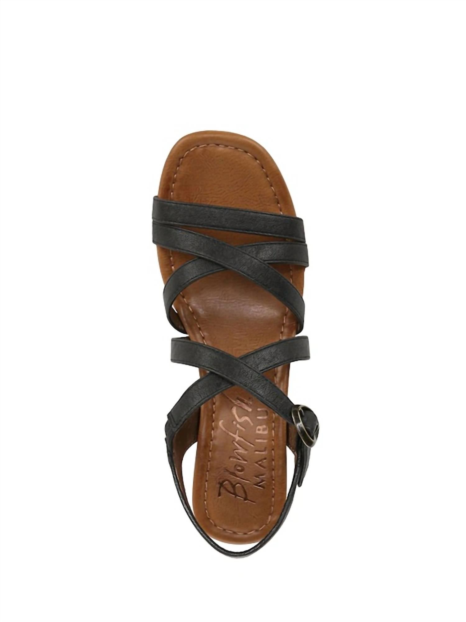 Women's Aurora Wedge Sandals In Black