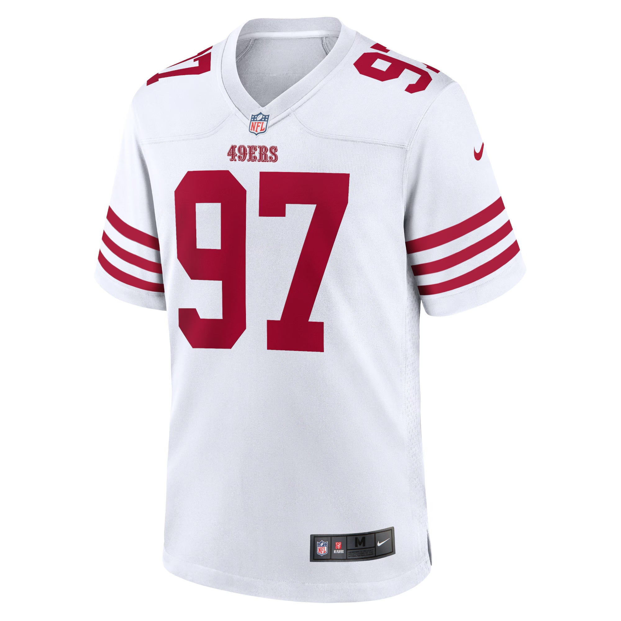 San Francisco 49ers Nick Bosa White Player Game Jersey