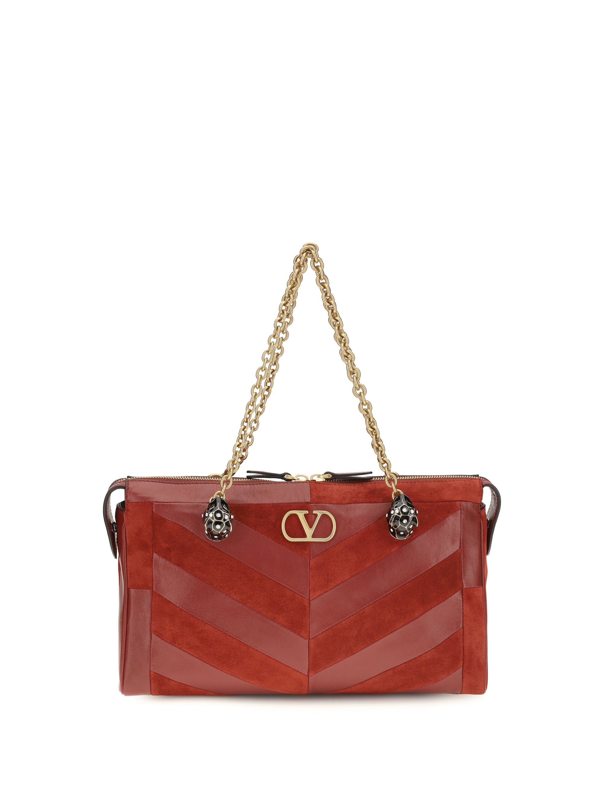 Valentino Garavani Women Medium Chevron Pattern Panthea Shoulder Bag