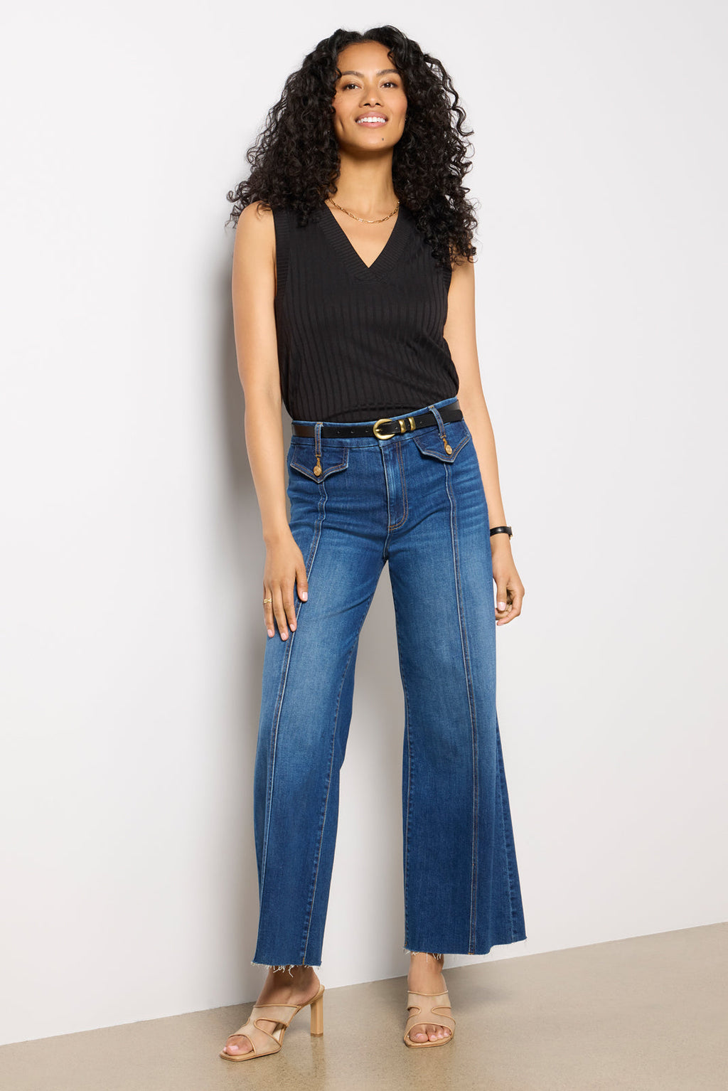 Women's Sarina V Neck Tank Top