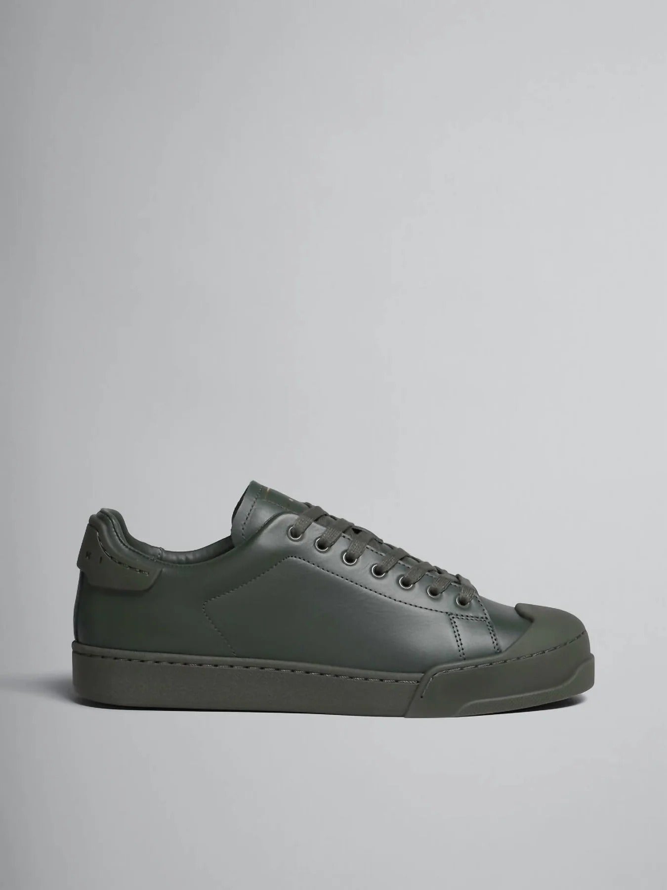 Marni Dada Bumper Low-Top Leather Sneakers - Juniper Green