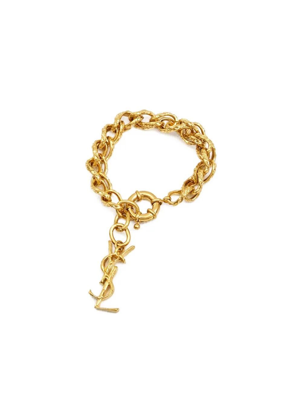 Saint Laurent Women Metal Rope Chain Bracelet