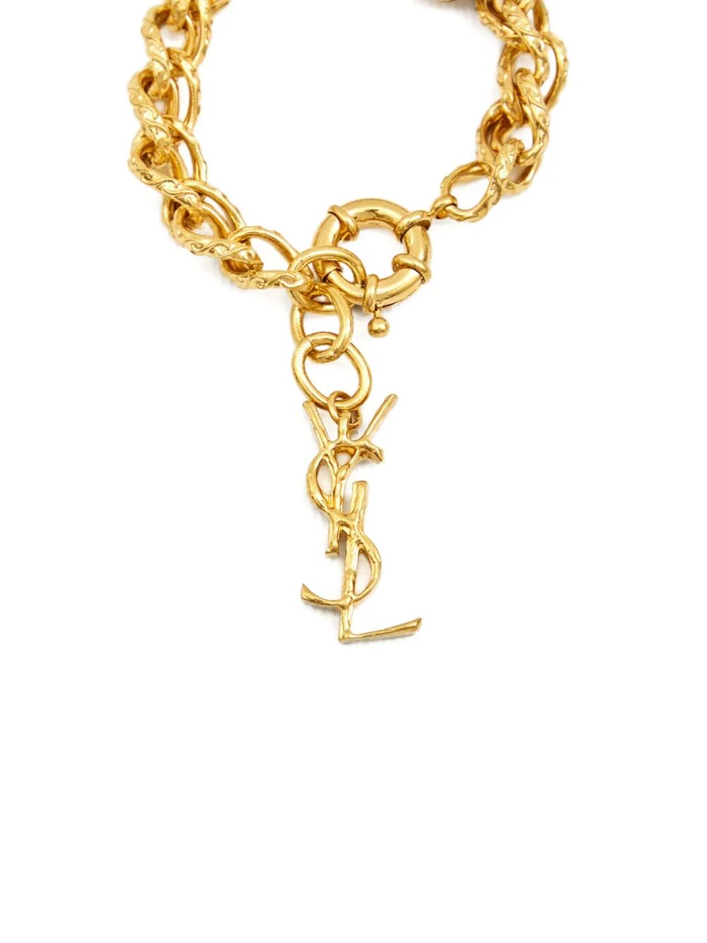 Saint Laurent Women Metal Rope Chain Bracelet