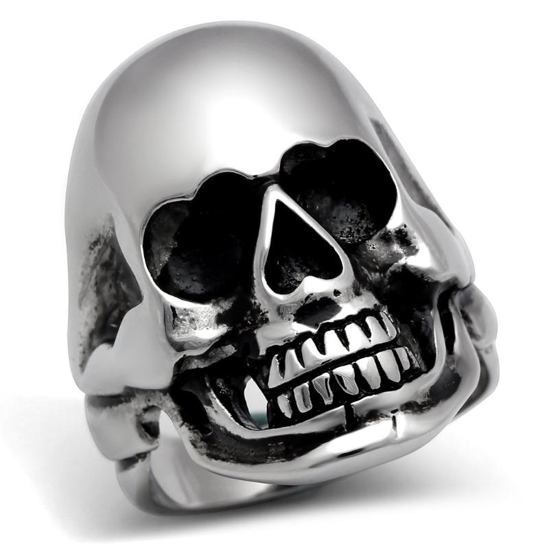High polished (no plating) Stainless Steel Ring with No Stone