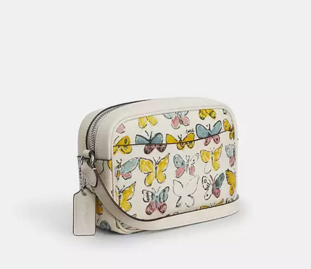 NWT Coach Mini Jamie Camera Crossbody With Butterfly Print