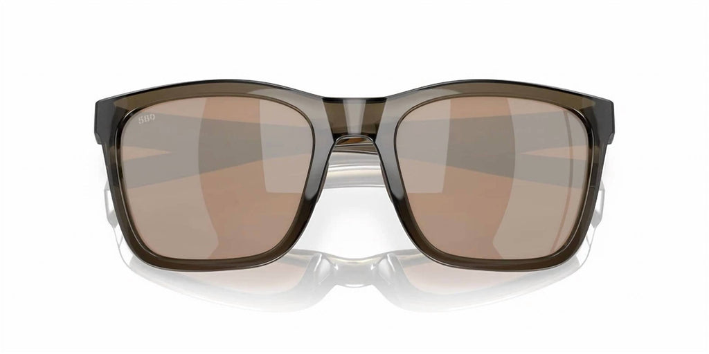 Women's Panga Sunglasses In Shiny Taupe Crystal/copper Silver Mirror