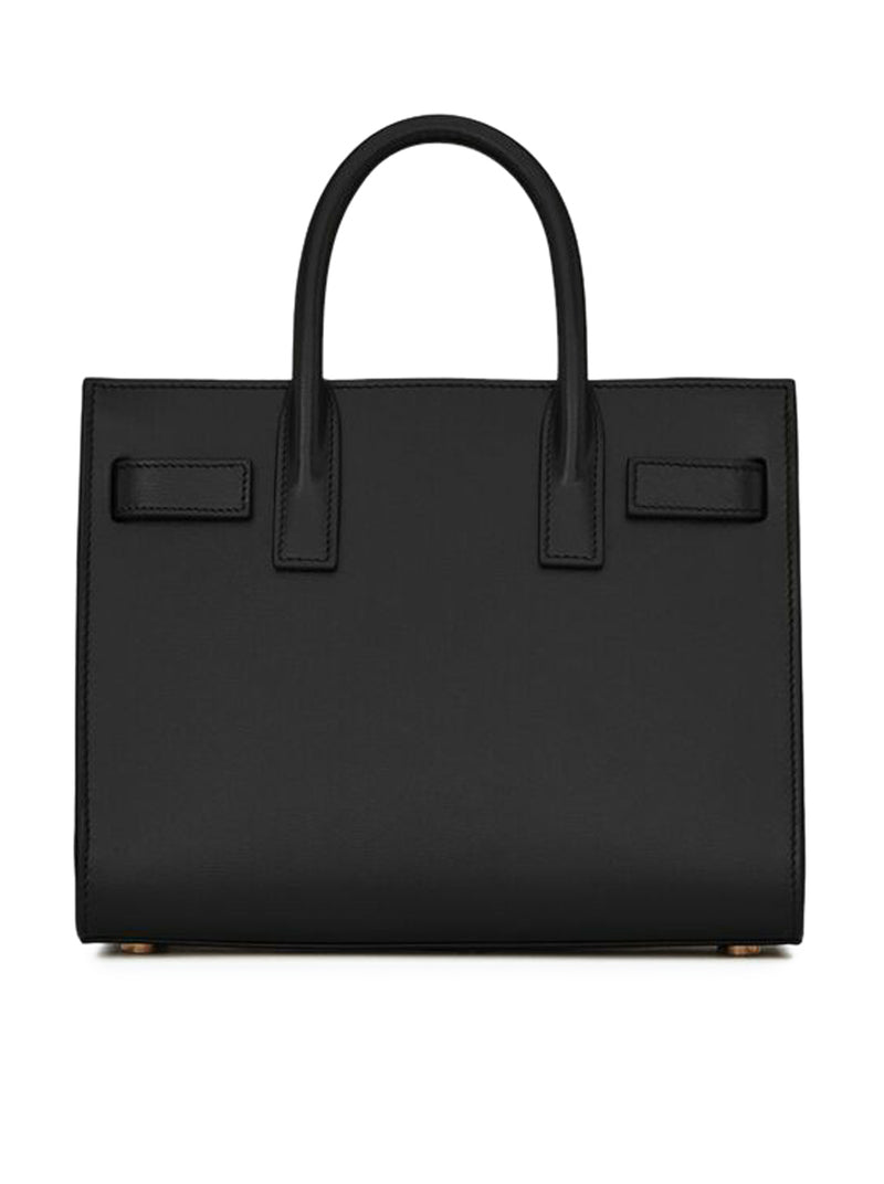 Saint Laurent Women Smooth Leather Sac De Jour Bag - Nano