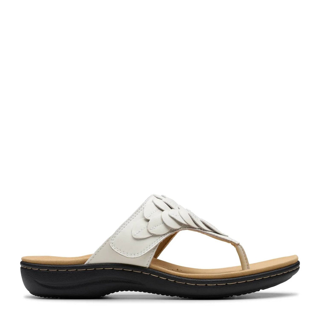 Women's Laurieann Palm Sandal In Off White Leather