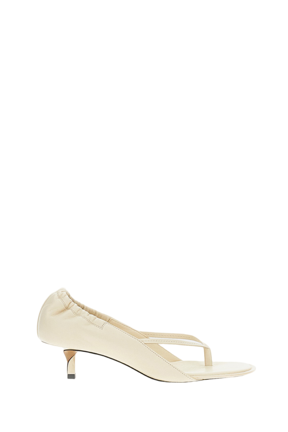 White Nu-Pieds B Thong Sandals