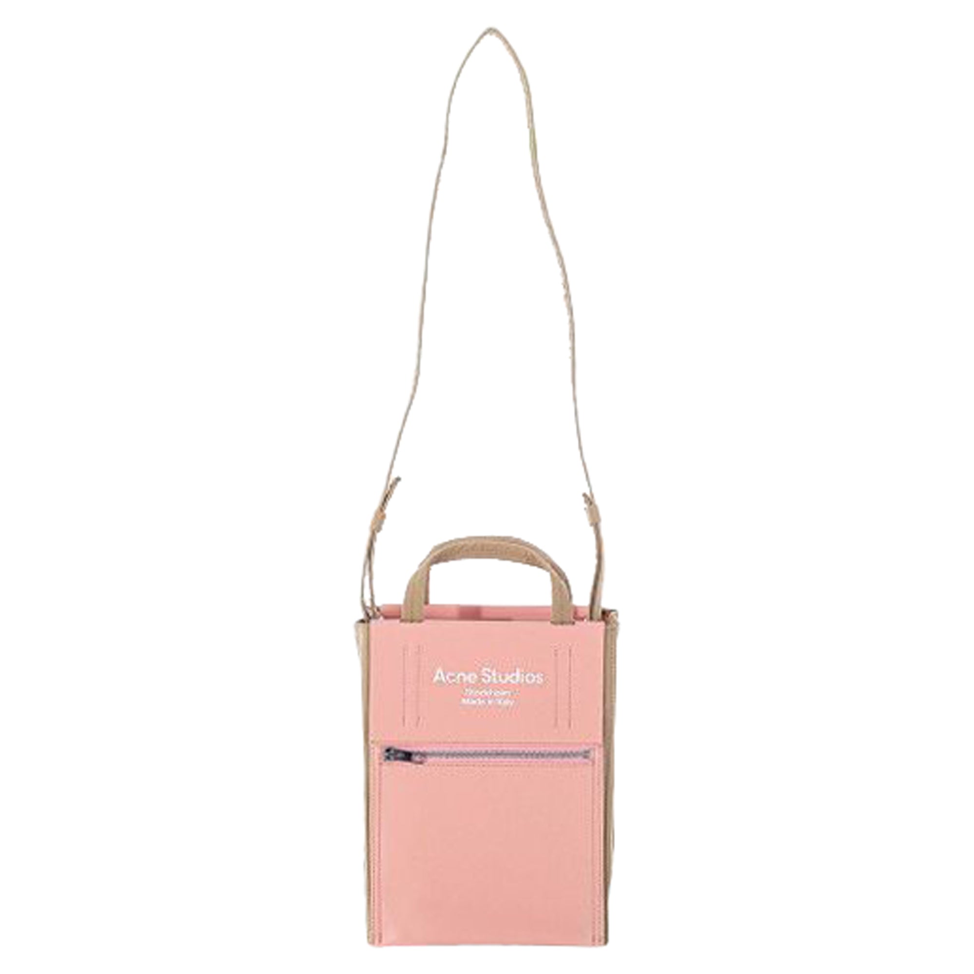 Acne Logo Mini Tote Crossbody Bag Aev