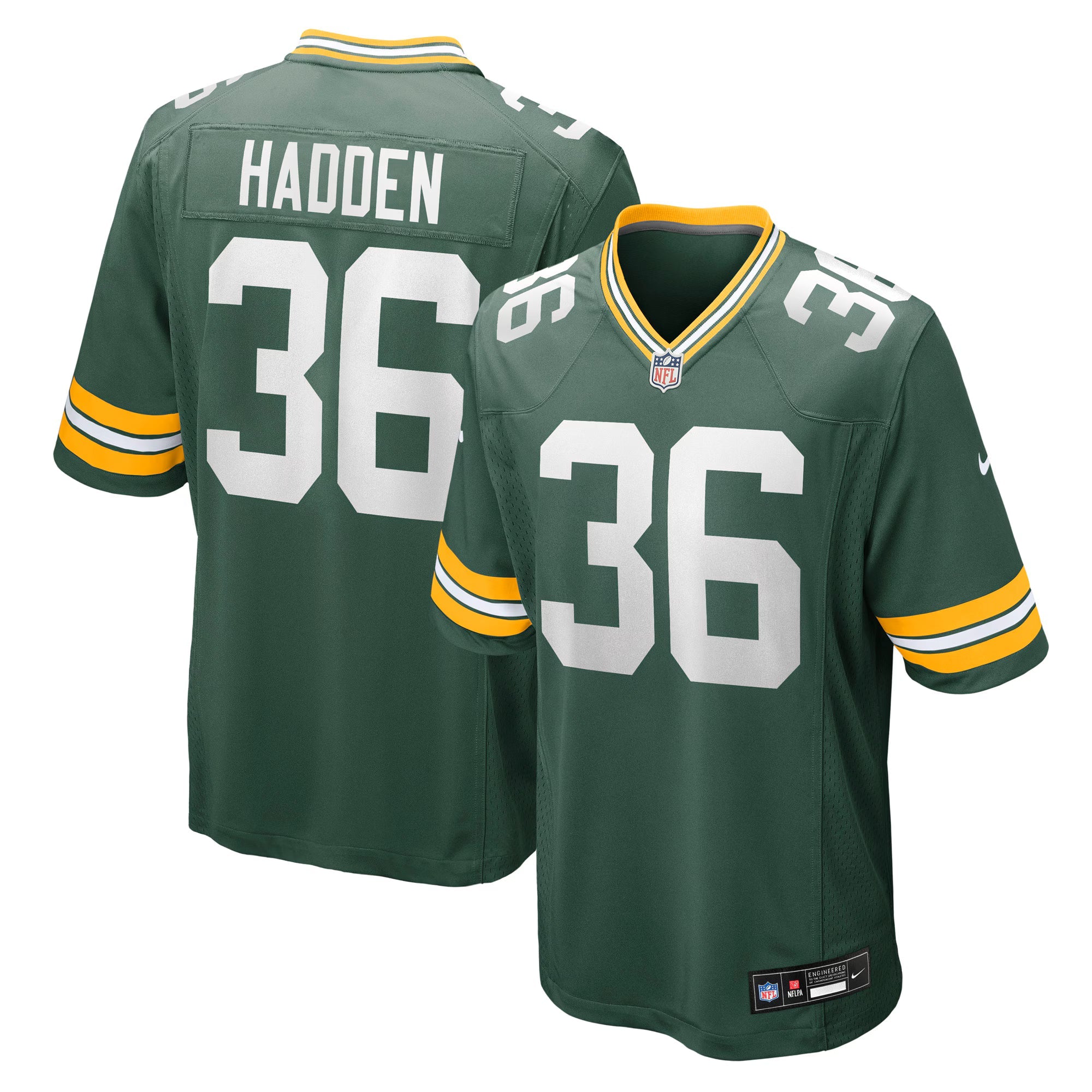 Green Bay Packers Kamal Hadden Green Team Game Jersey