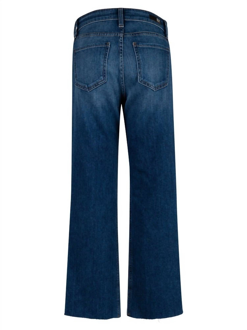 Kelsey High Rise Fab Ab Ankle Flare Jeans In Royal Wash