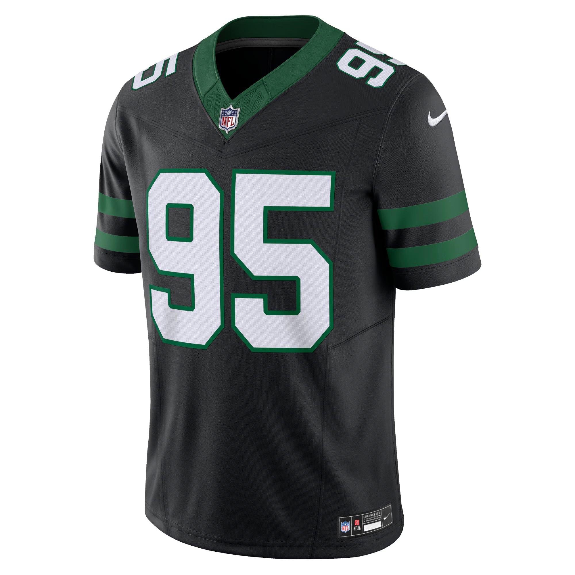 New York Jets Quinnen Williams Legacy Black Alternate Vapor F.U.S.E. Limited Jersey
