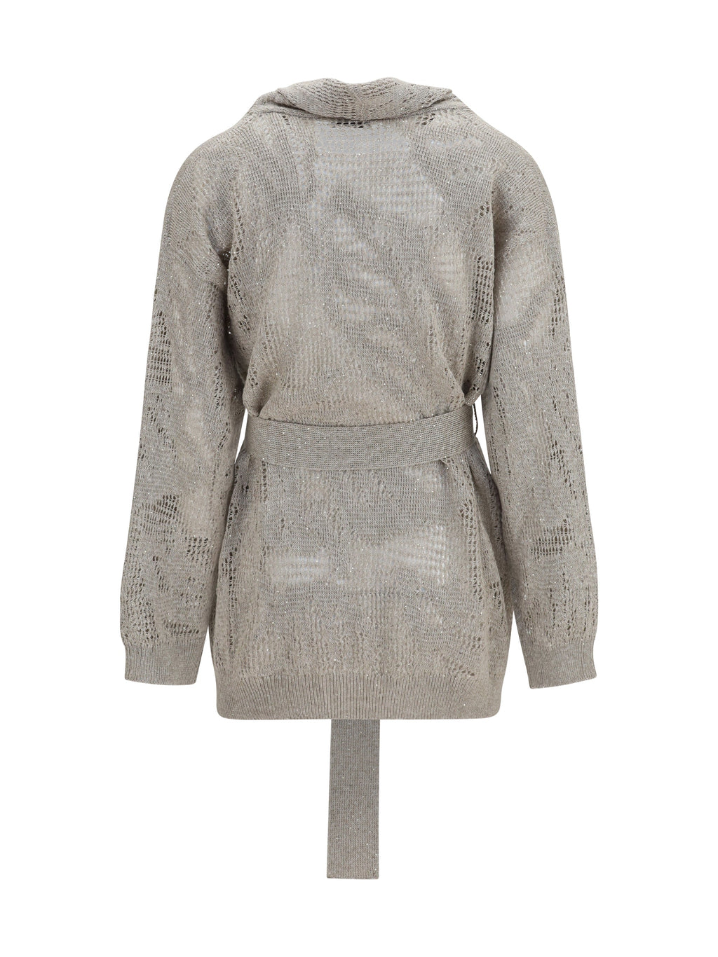 Brunello Cucinelli Women Cotton And Linen Cardigan