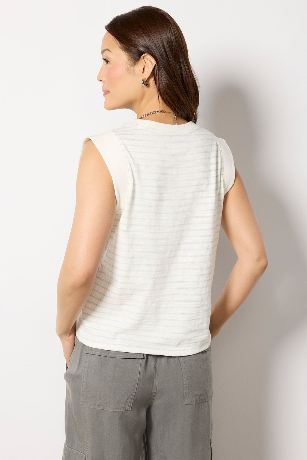 Women's Sunwashed Slub Muscle Tank Top
