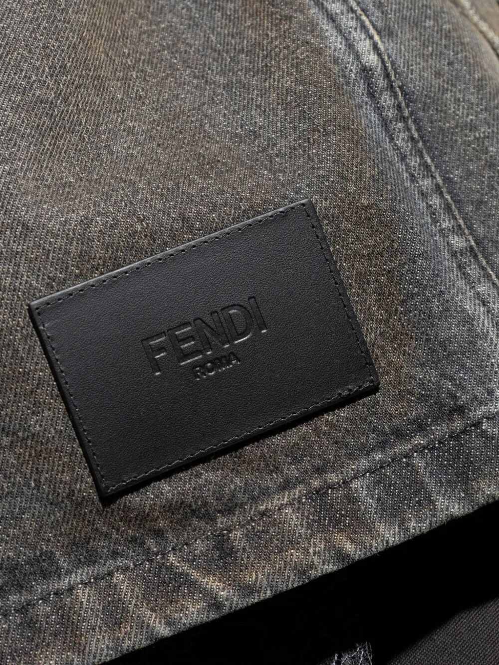 Fendi Men Jacket Marble Overdye