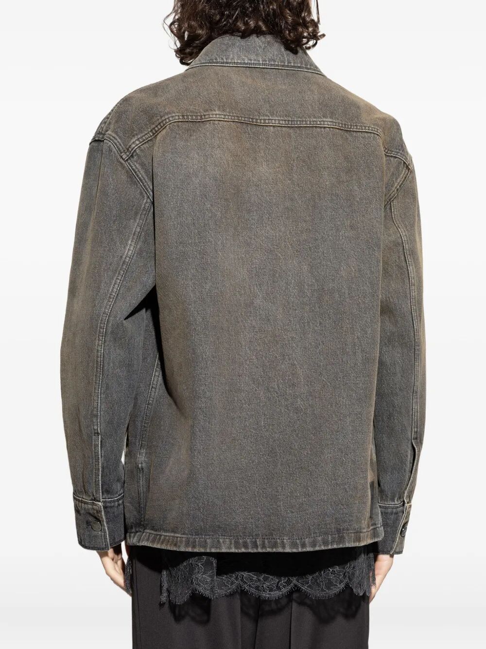 Fendi Men Jacket Marble Overdye