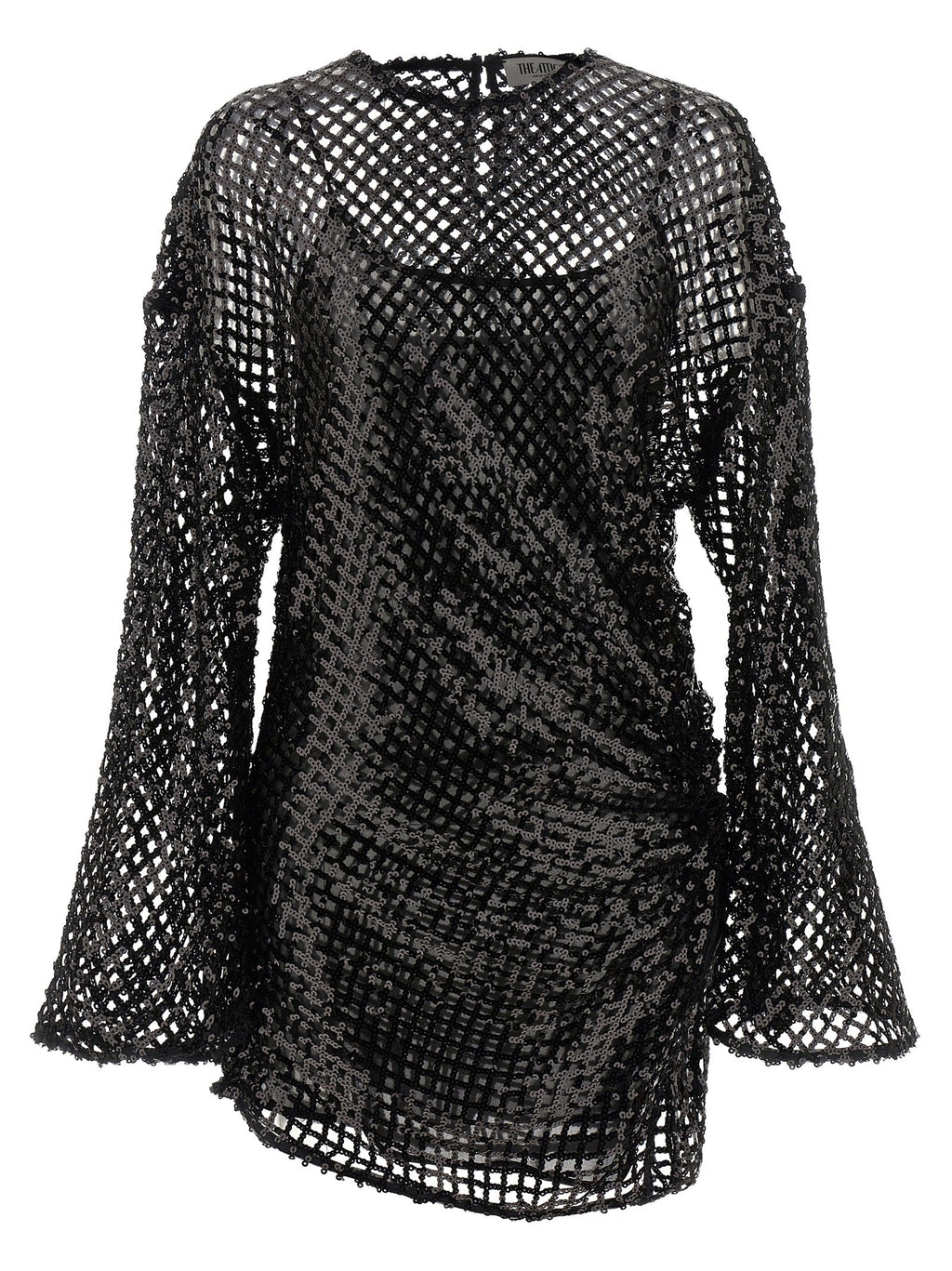 The Attico Women Sequin Mesh Dress