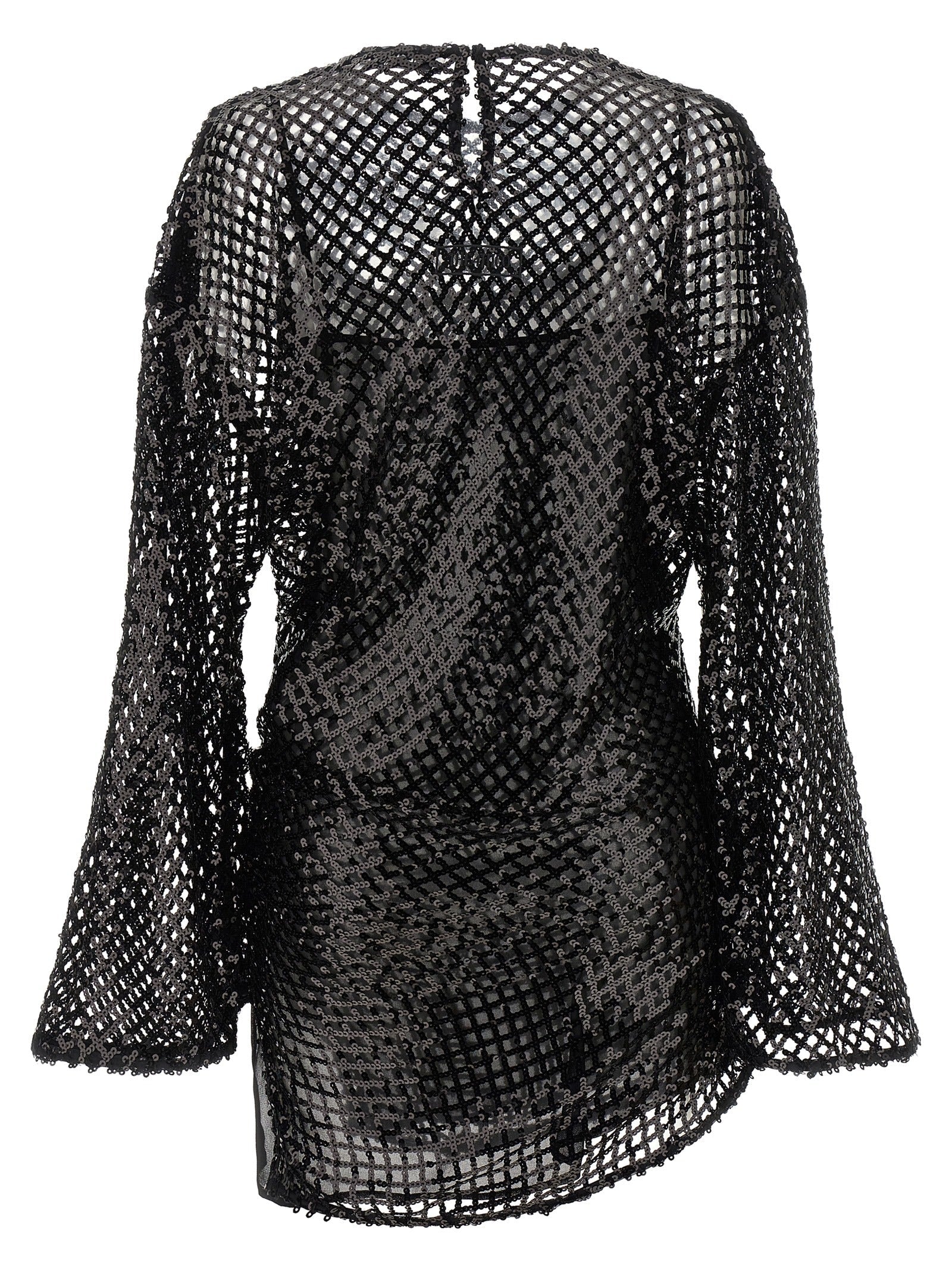 The Attico Women Sequin Mesh Dress