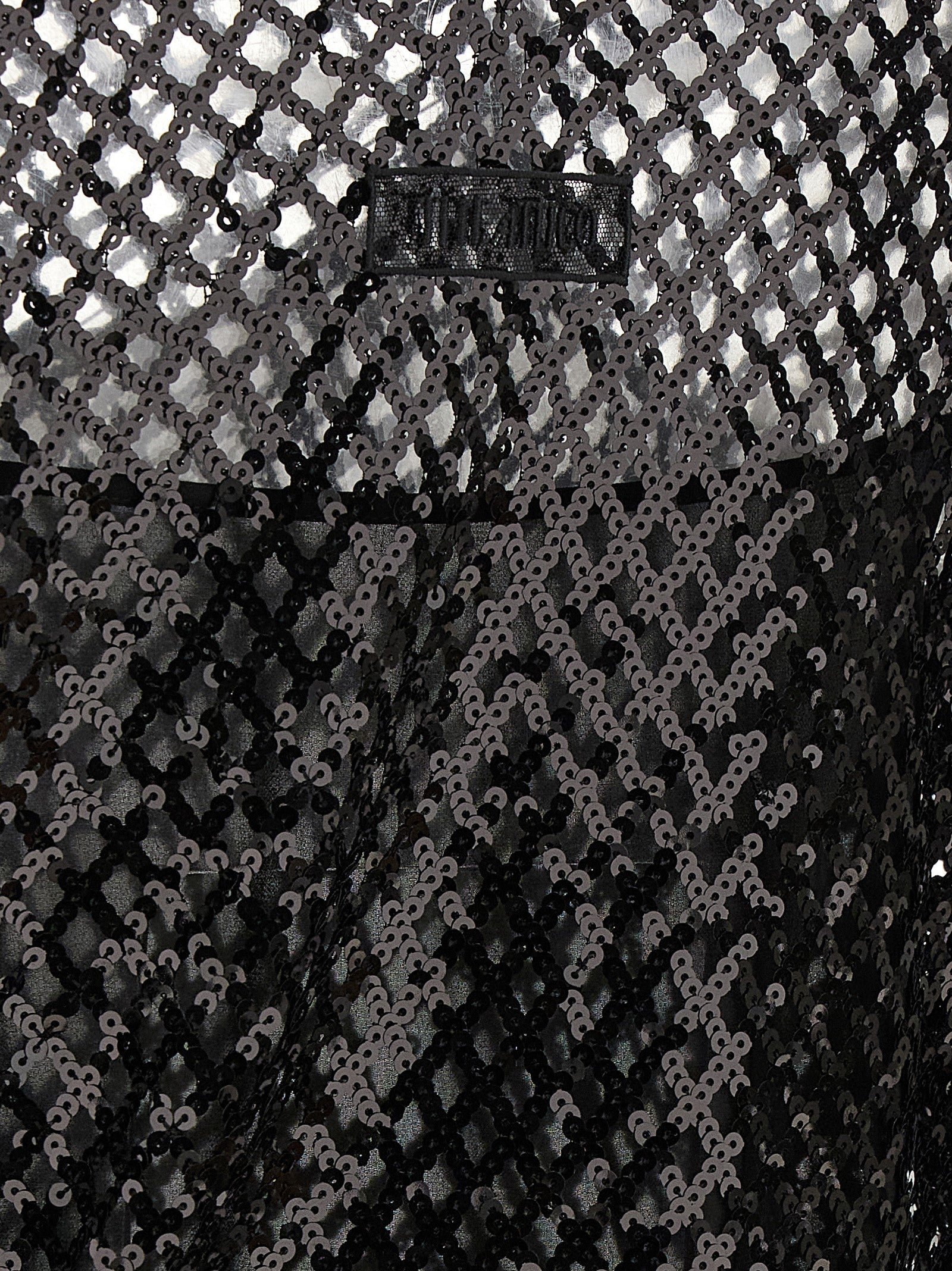 The Attico Women Sequin Mesh Dress
