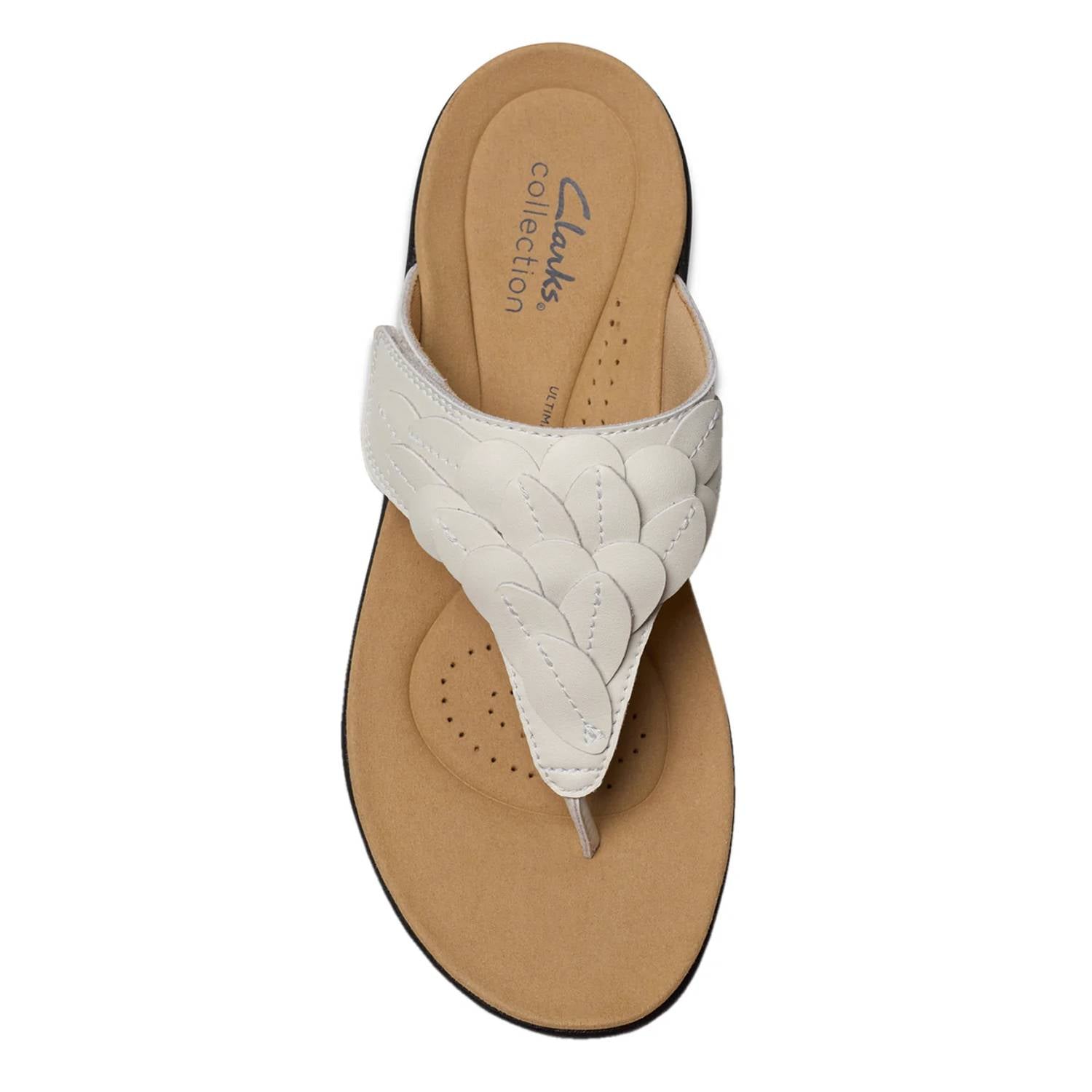 Women's Laurieann Palm Sandal In Off White Leather