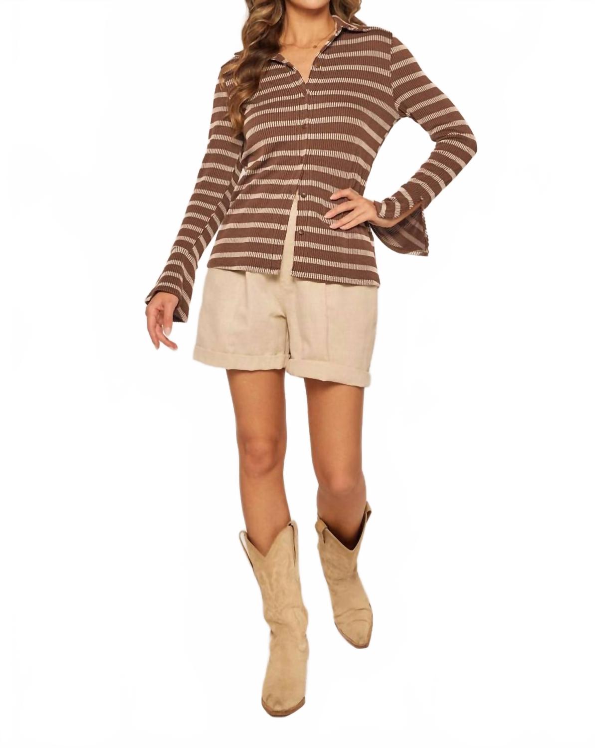 Frankie Top In Striped