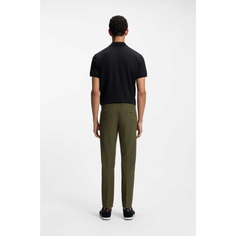 Slim-fit pants in water-repellent stretch fabric