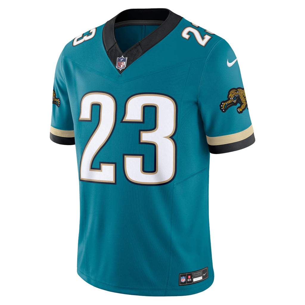 Jacksonville Jaguars Foye Oluokun Teal Prowler Throwback Vapor F.U.S.E. Limited Jersey