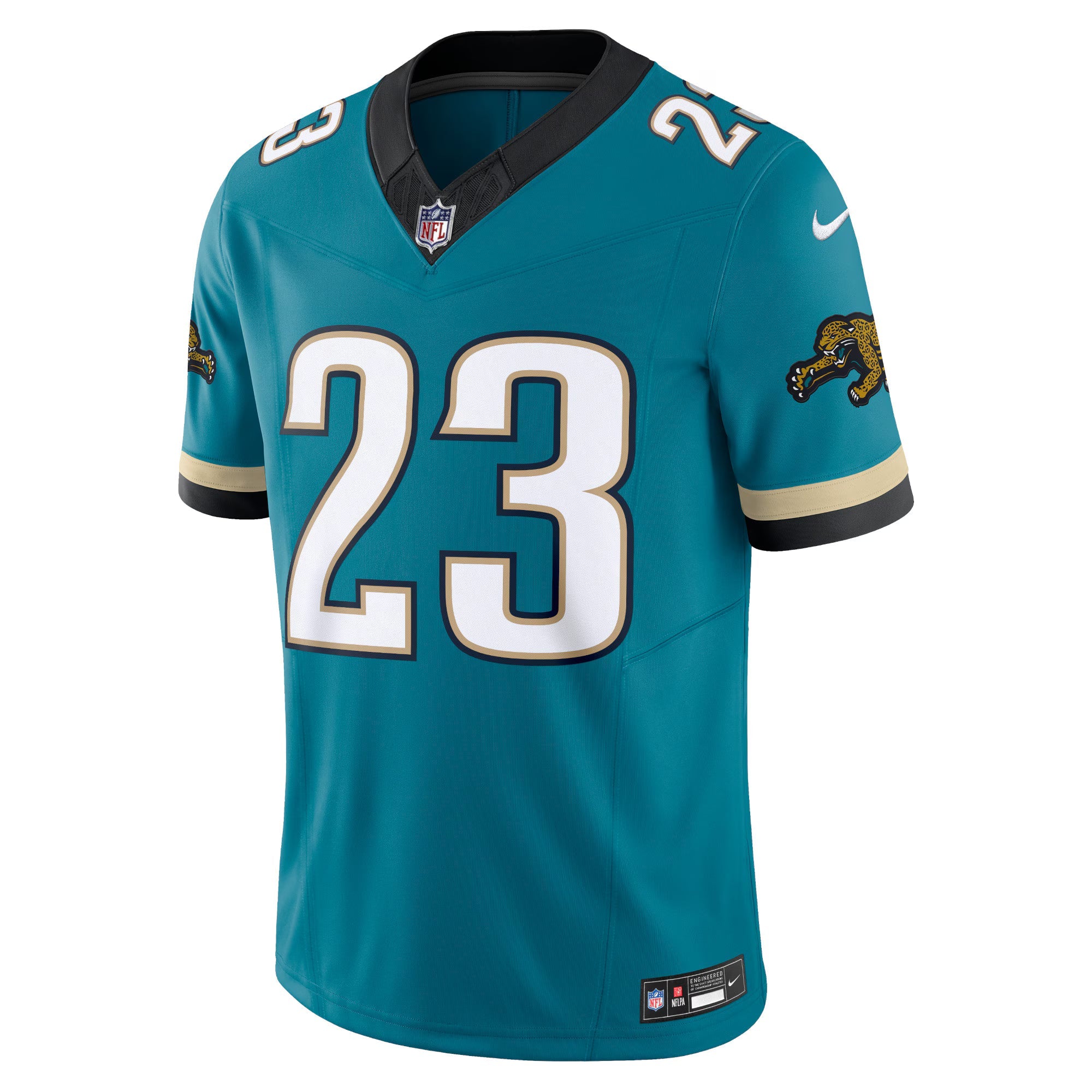 Jacksonville Jaguars Foye Oluokun Teal Prowler Throwback Vapor F.U.S.E. Limited Jersey