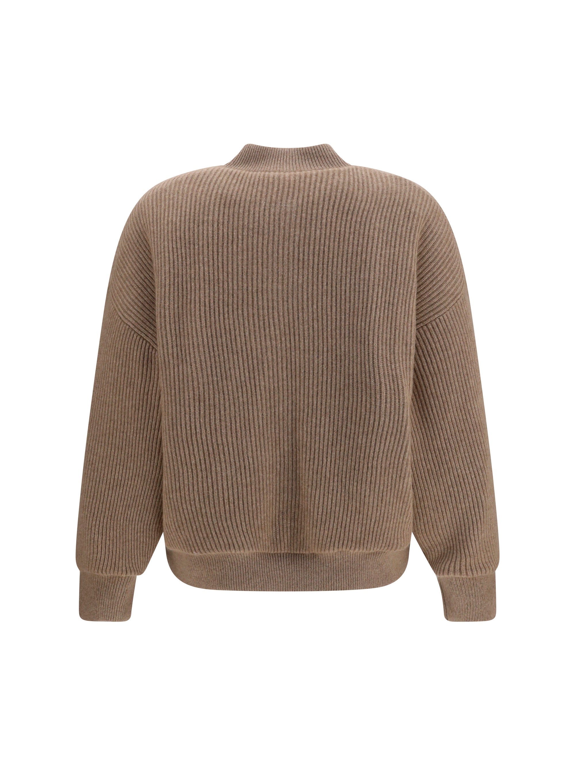 Brunello Cucinelli Women Ribbed Cashmere Bomber