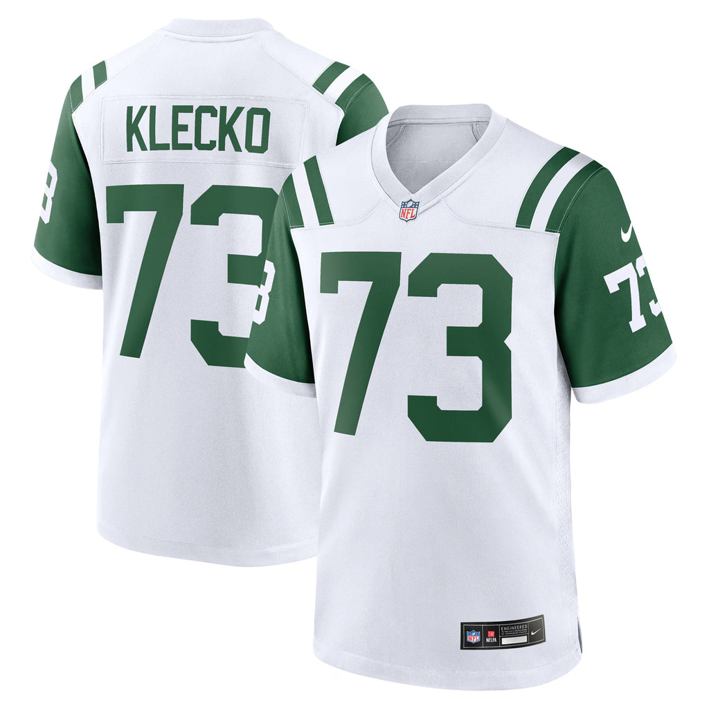 New York Jets Joe Klecko White Retired Player Alternate Game Jersey