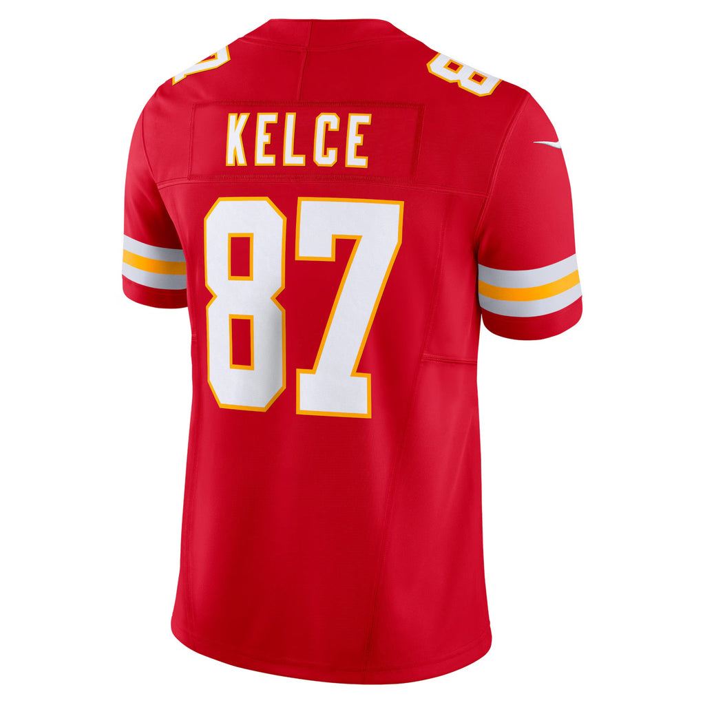 Kansas City Chiefs Travis Kelce Red Vapor F.U.S.E. Limited Jersey