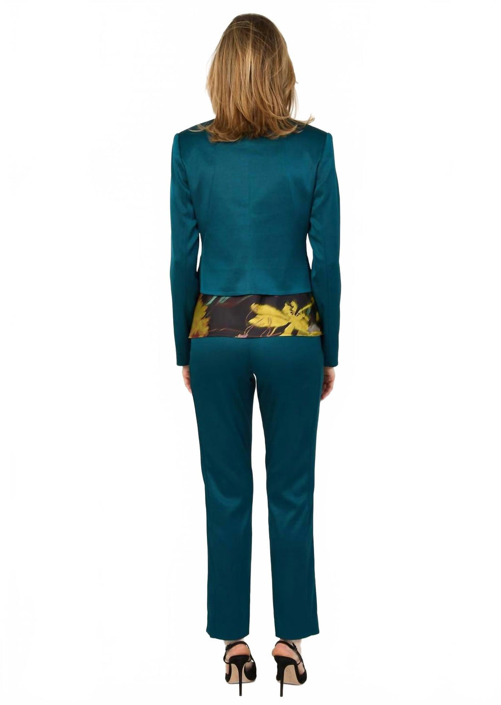 Stretch Faille Jacket In Spruce
