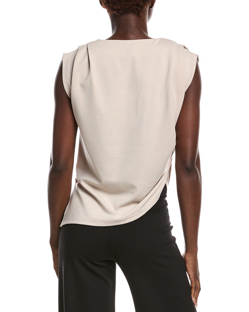 Gracia Gathered Shoulder Drape Top