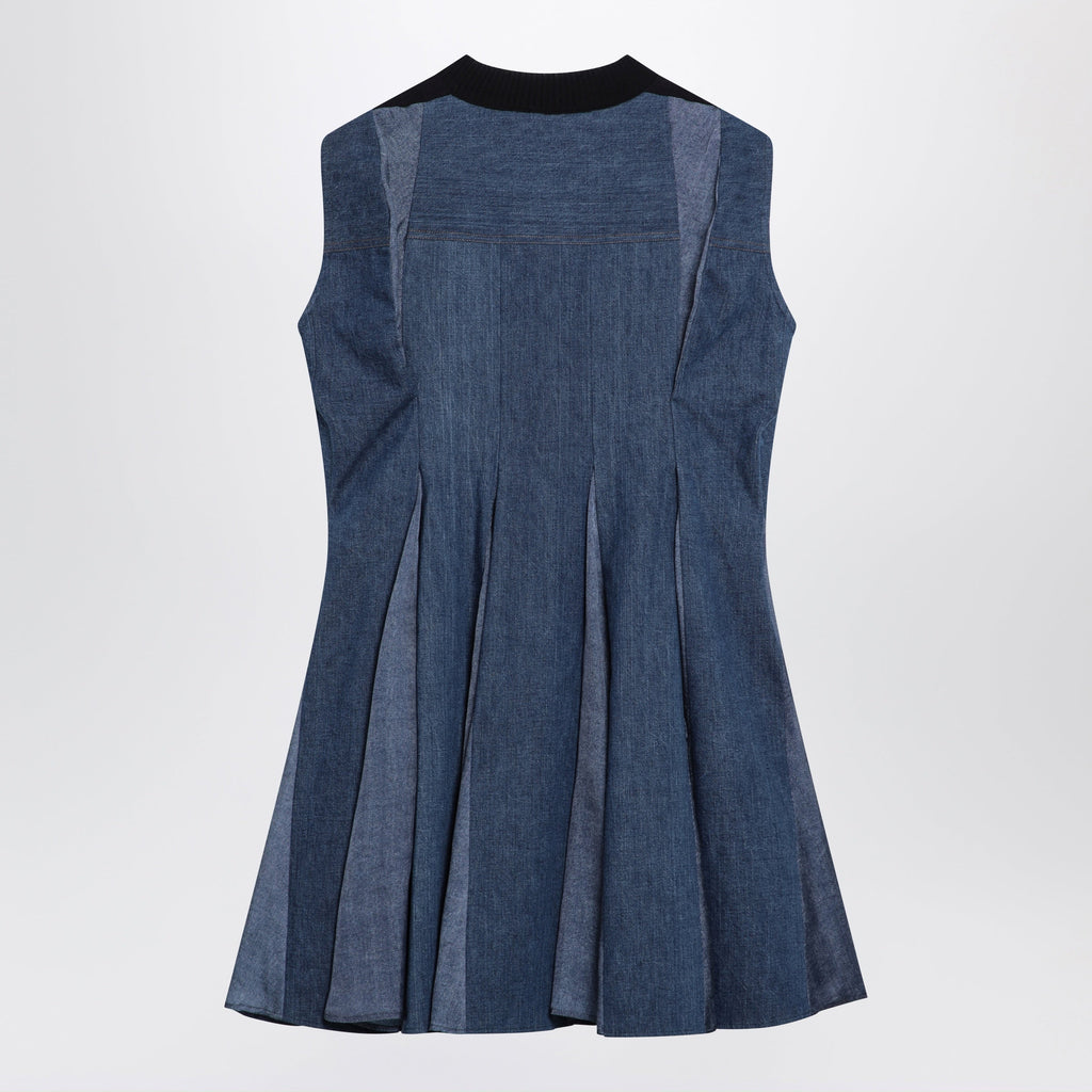Sacai Denim Dress And Knit Top Women
