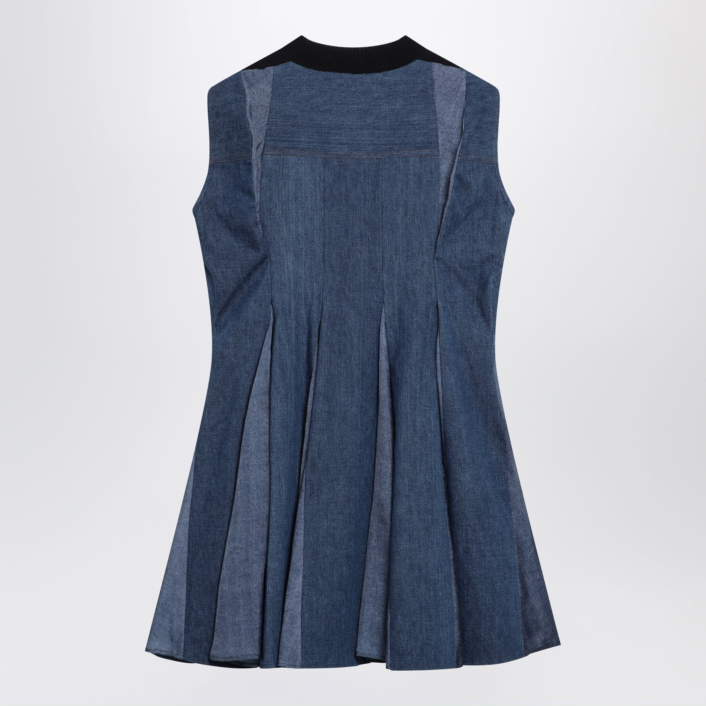 Sacai Denim Dress And Knit Top Women