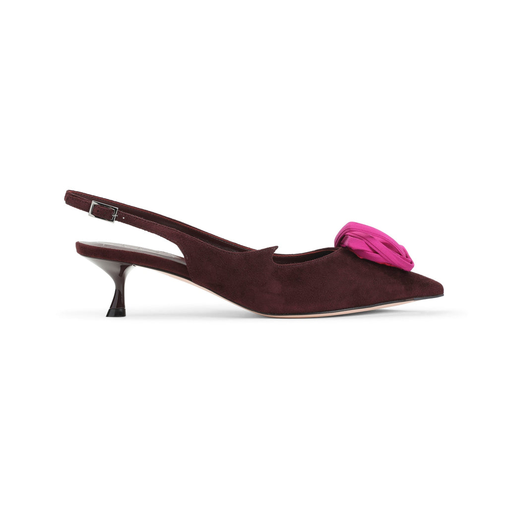 Roger Vivier Suede Slingback Women