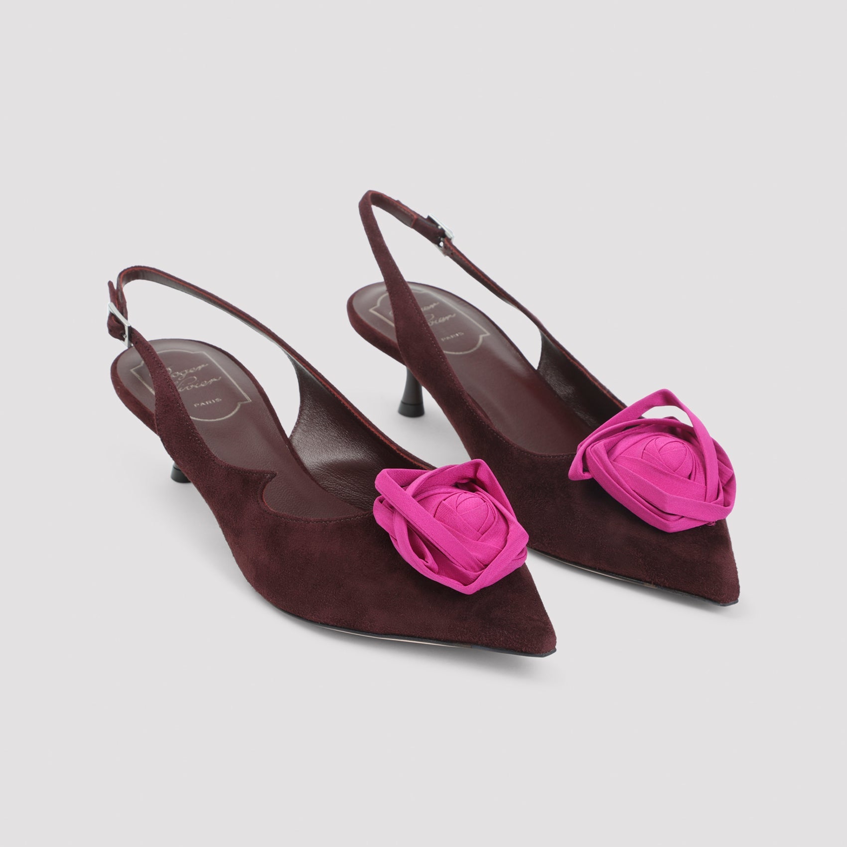 Roger Vivier Suede Slingback Women