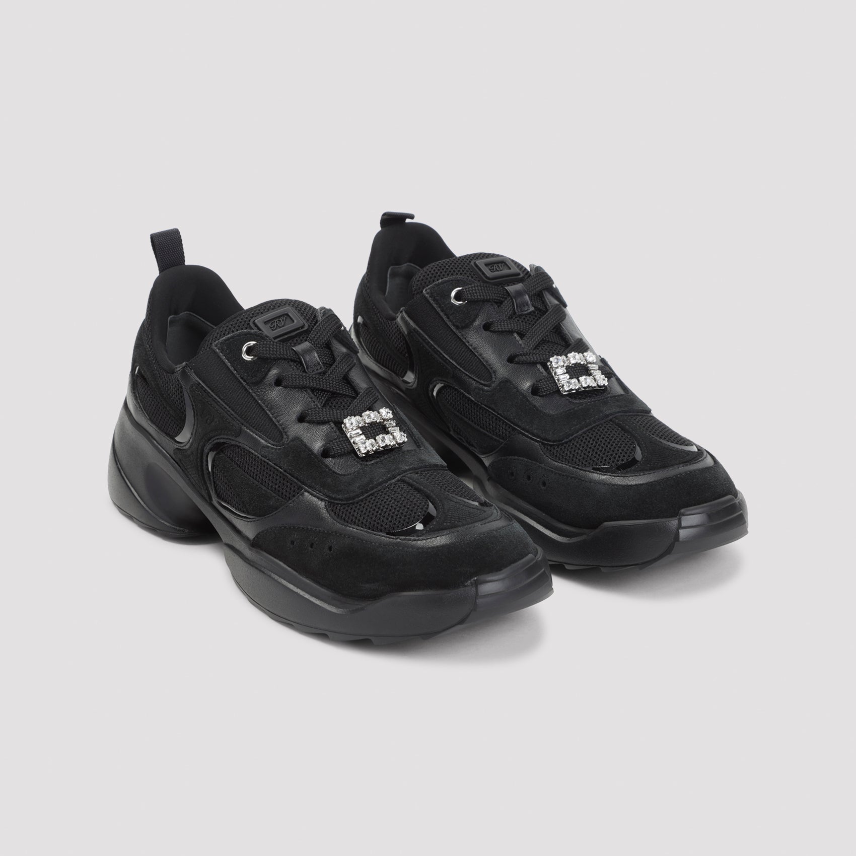 Roger Vivier Run Mini Strass Lace-Up Women