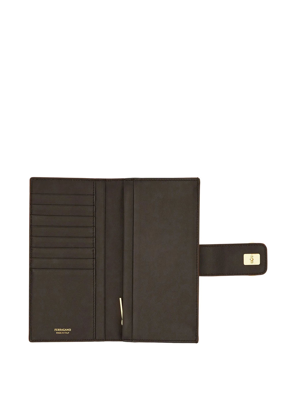 Ferragamo Women Grained Leather Continental Wallet