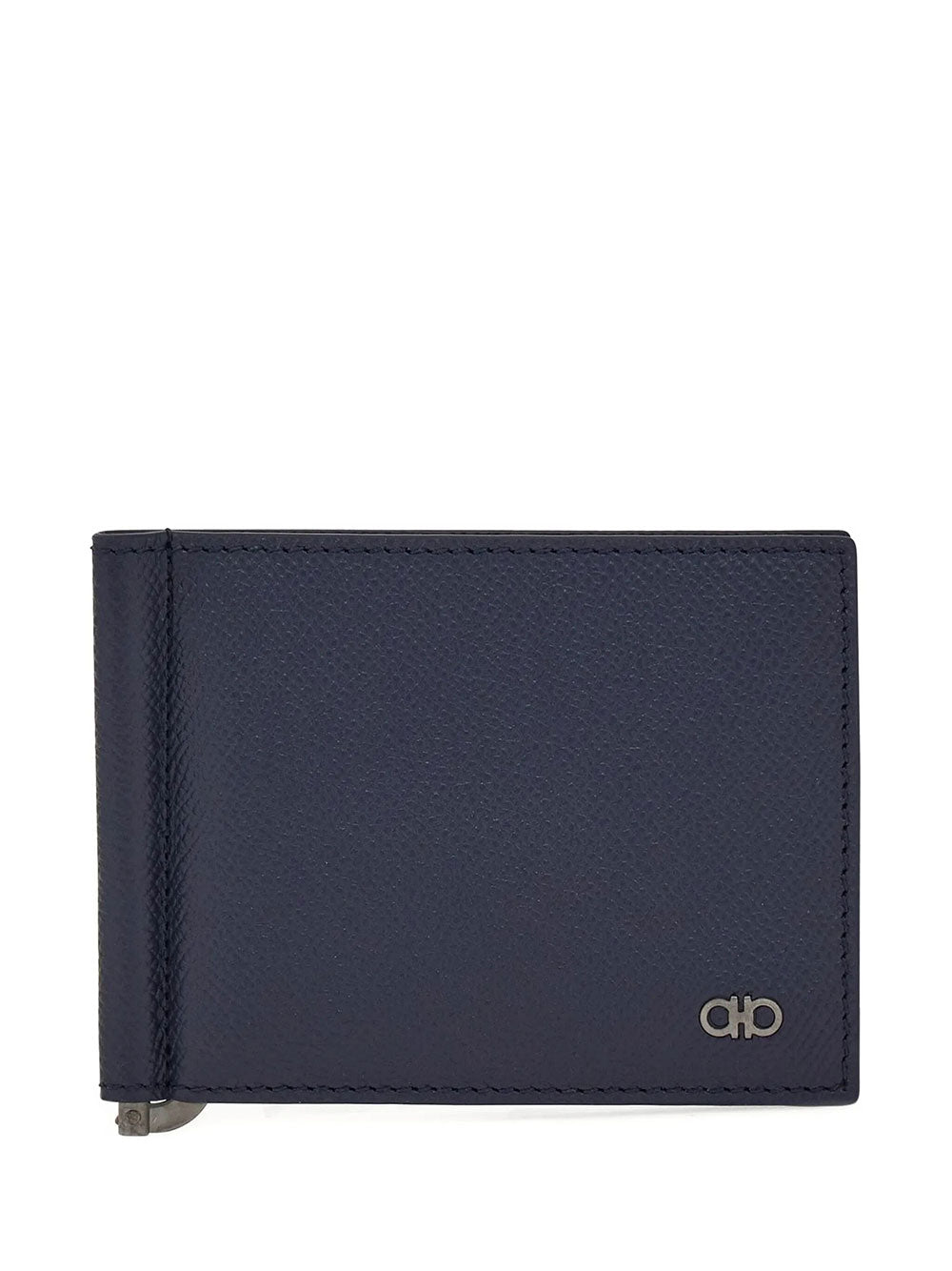 Ferragamo Men Portafoglio Gancini Con Clip