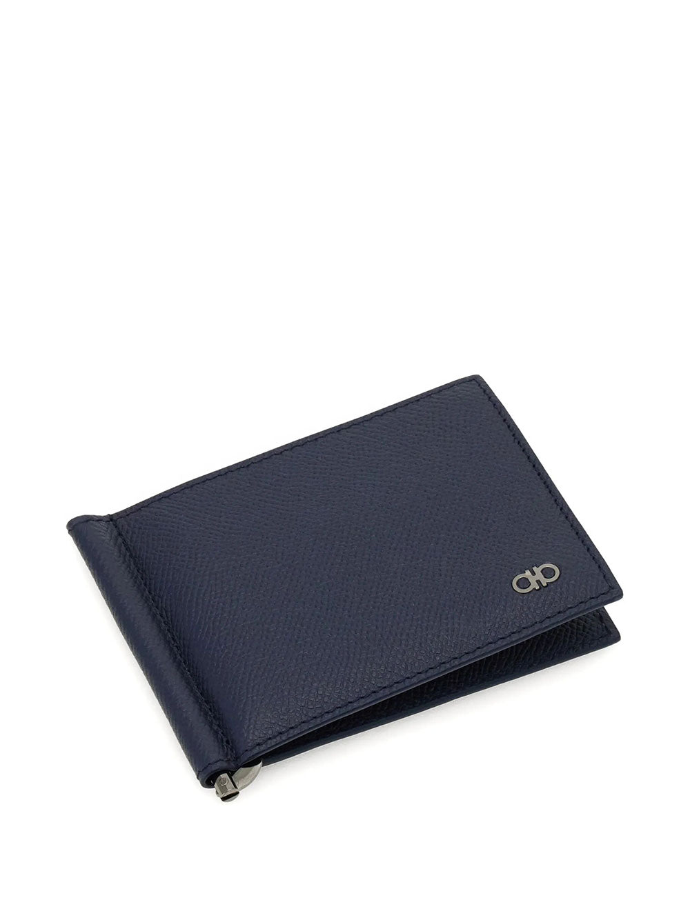 Ferragamo Men Portafoglio Gancini Con Clip