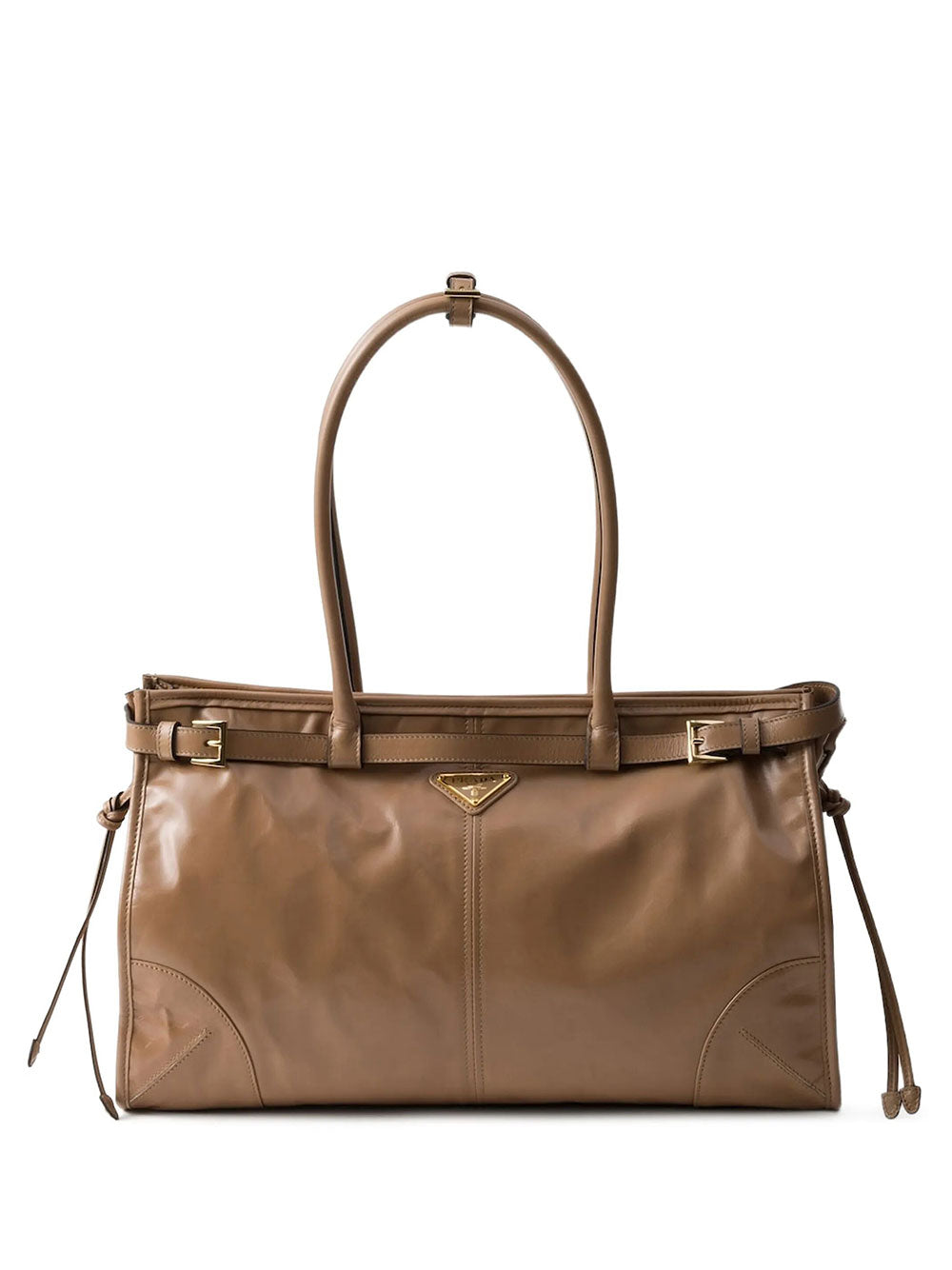 Prada Women Borsa A Mano Large In Pelle