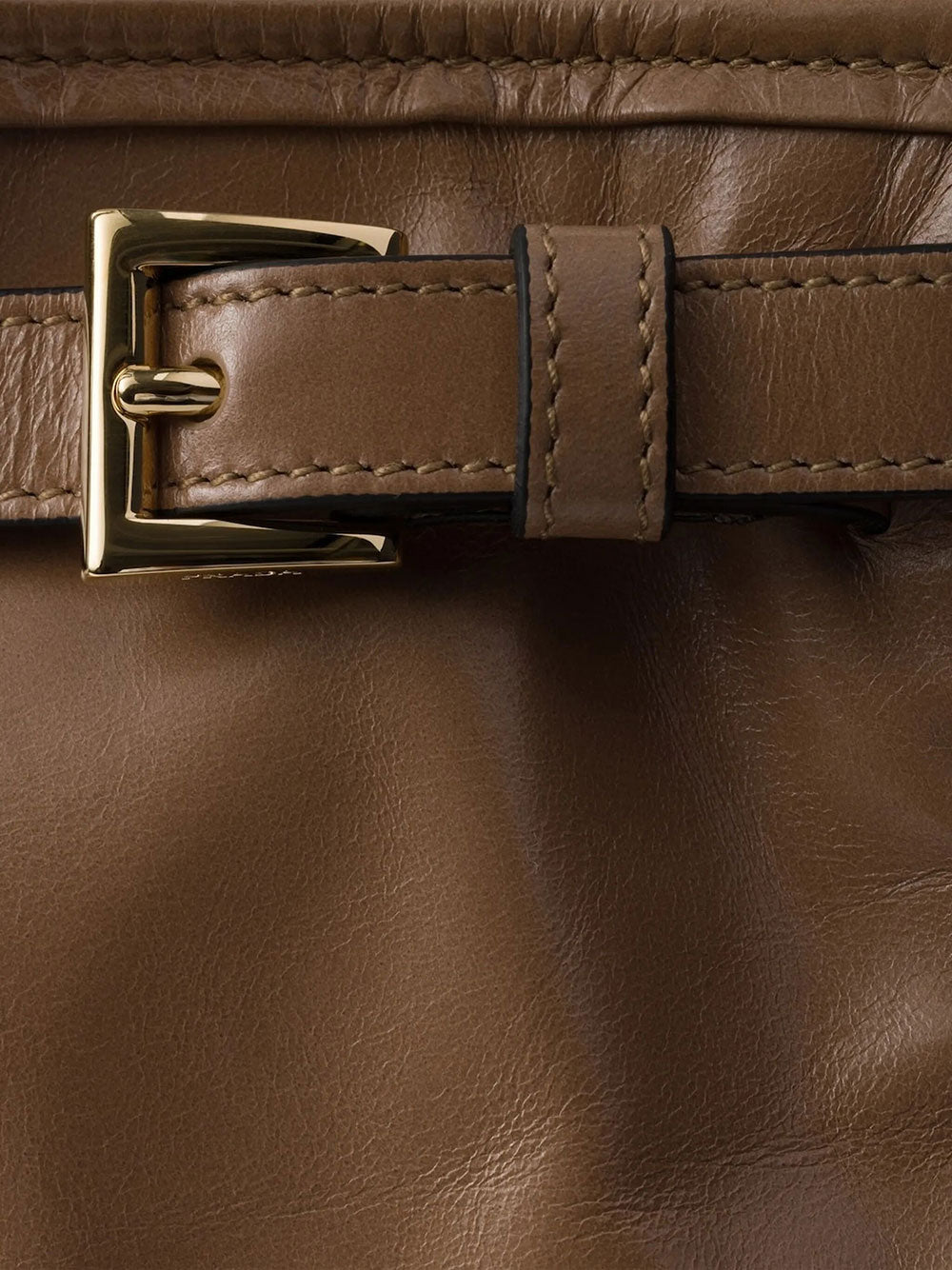 Prada Women Borsa A Mano Large In Pelle