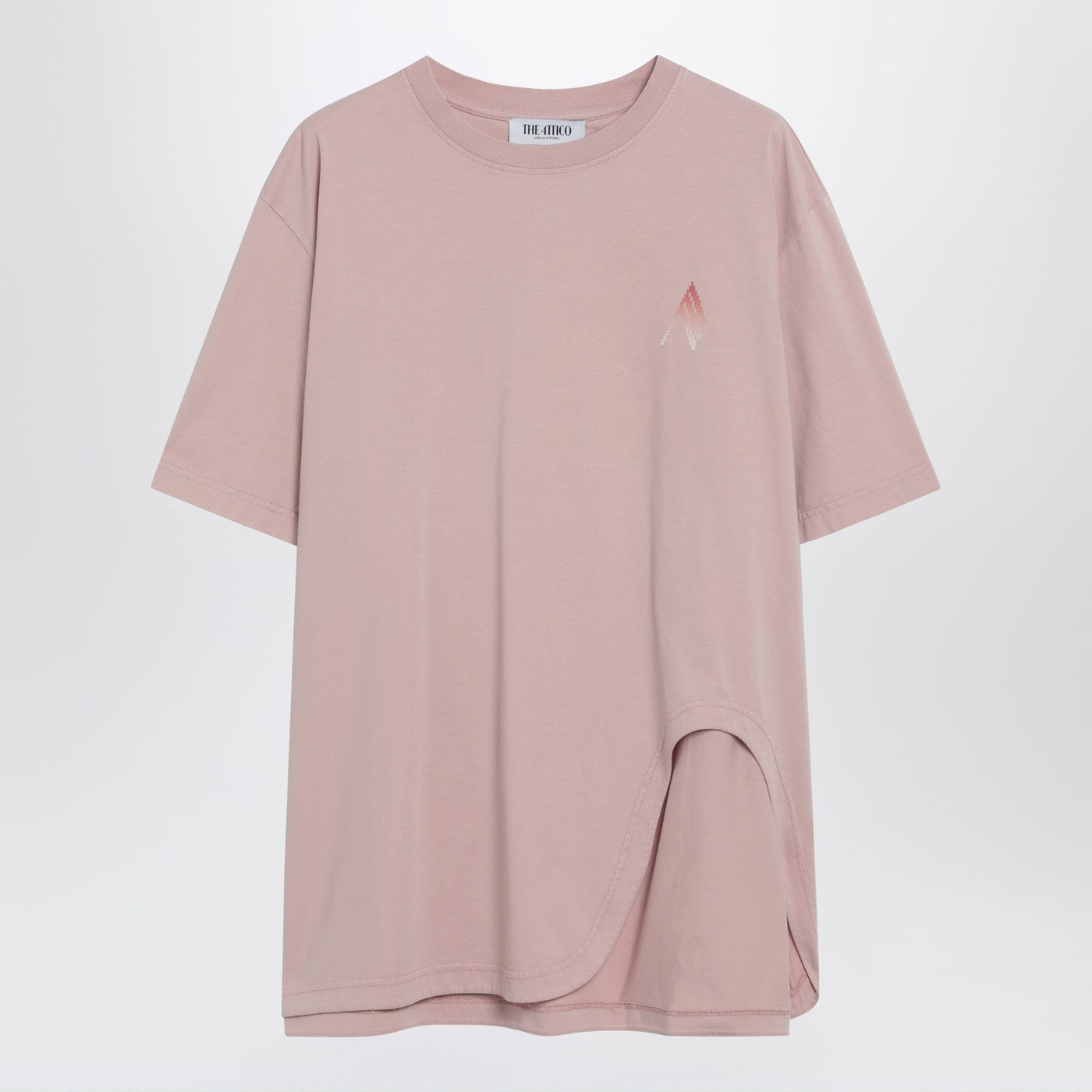 The Attico Pink T-Shirt With Back Print Women