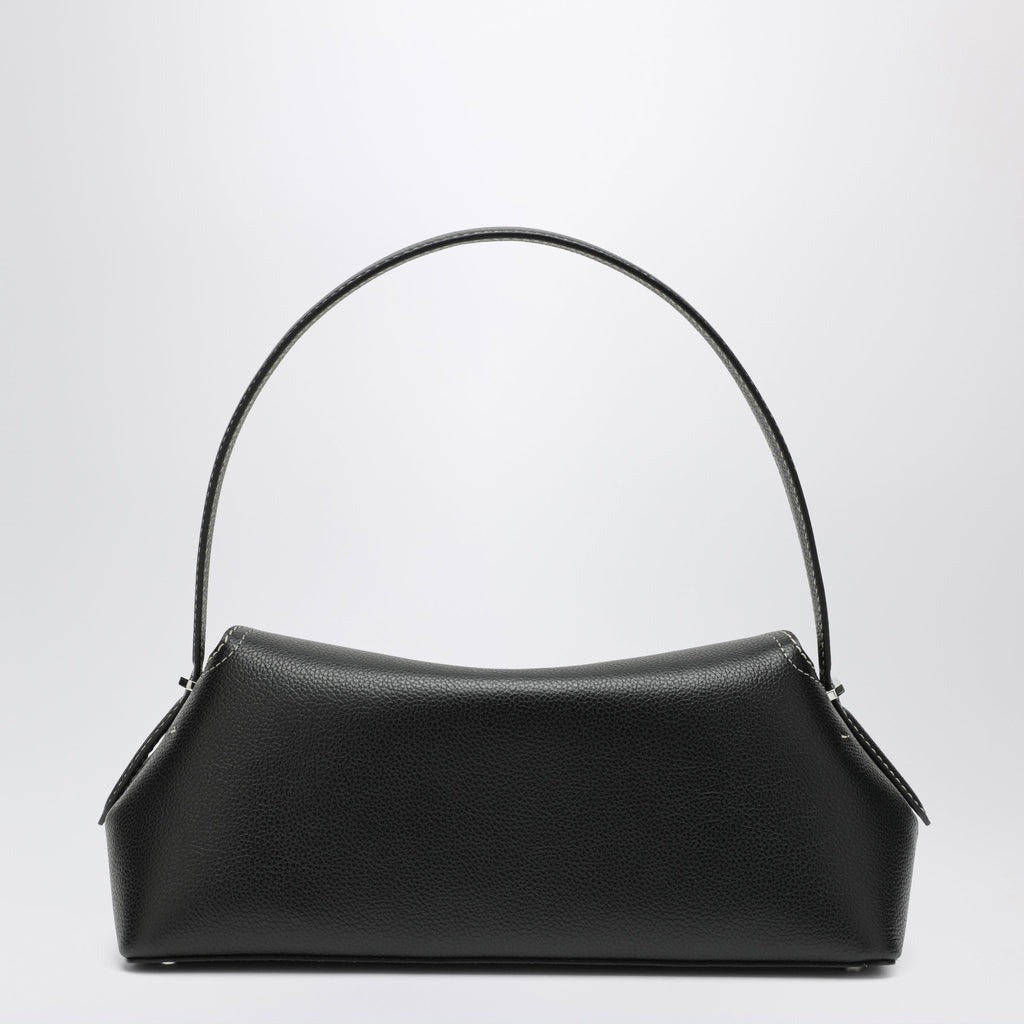 Toteme T-Lock Bag In Black Grained Leather Women