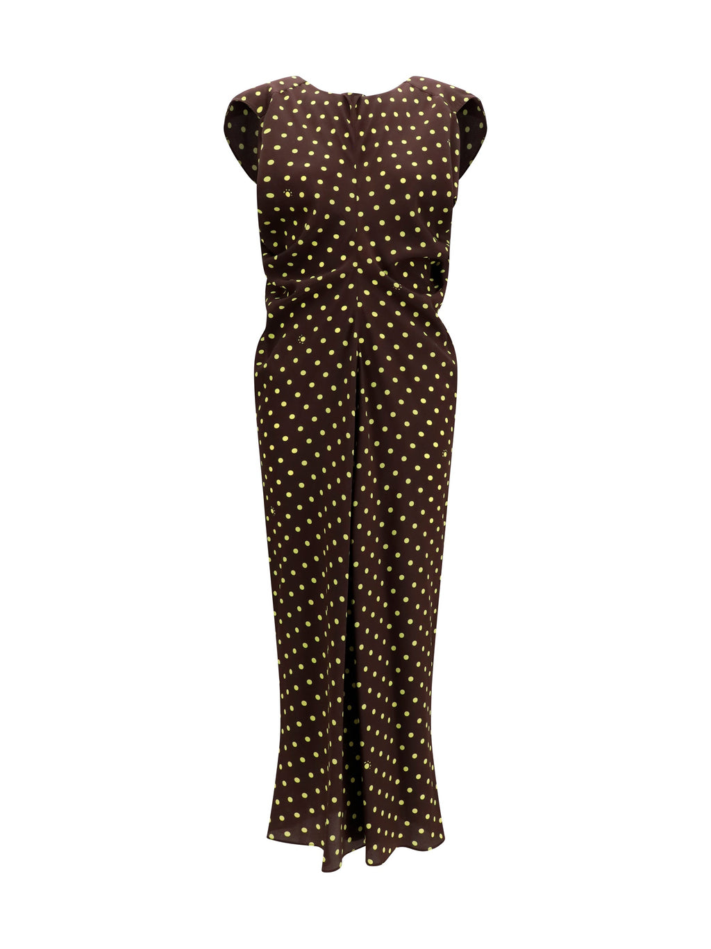 Marni Women Printed Polka Dot Crepe Dress
