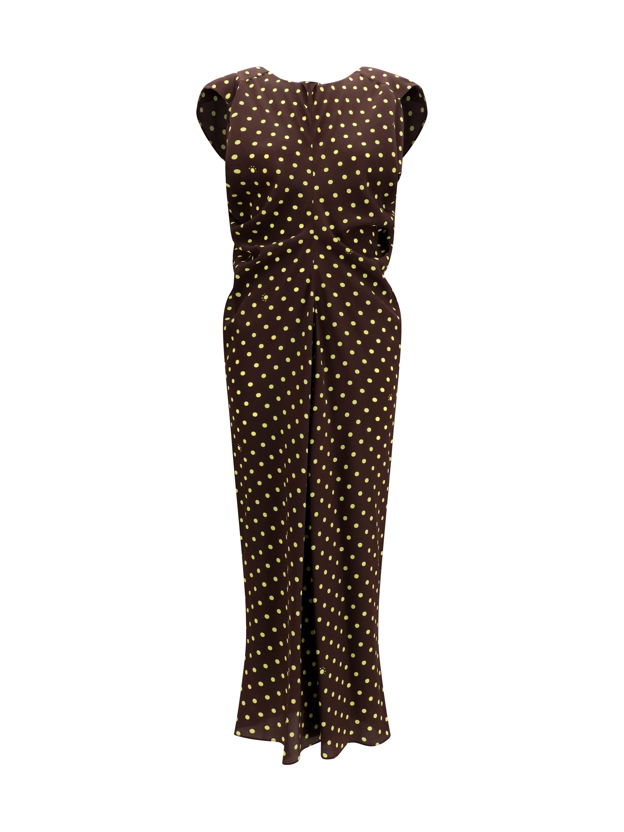 Marni Women Printed Polka Dot Crepe Dress